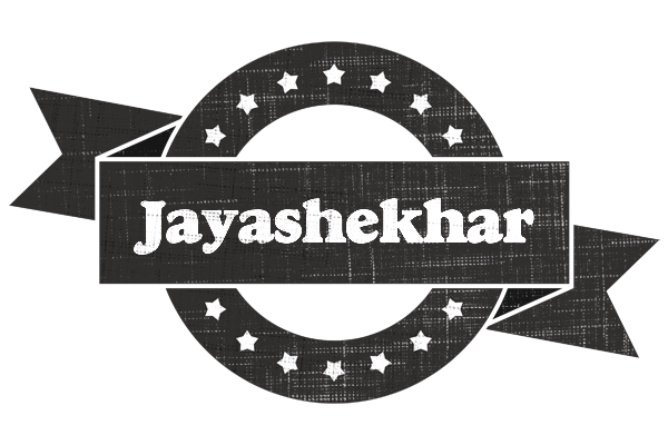 Jayashekhar grunge logo