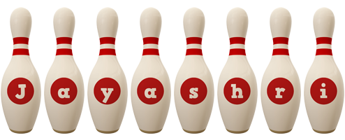 Jayashri bowling-pin logo