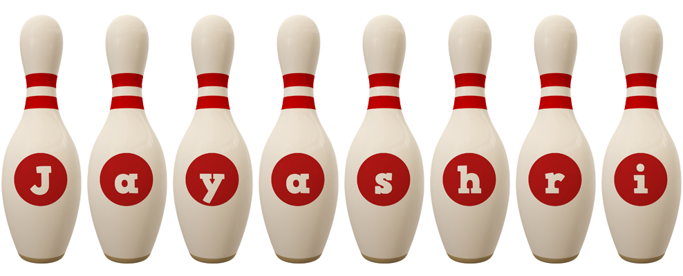 Jayashri bowling-pin logo
