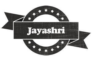 Jayashri grunge logo