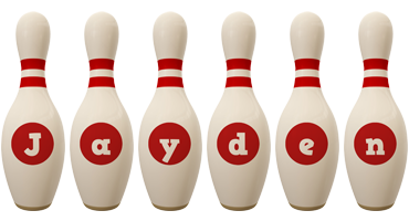 Jayden bowling-pin logo