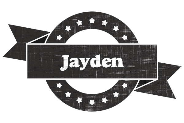 Jayden grunge logo
