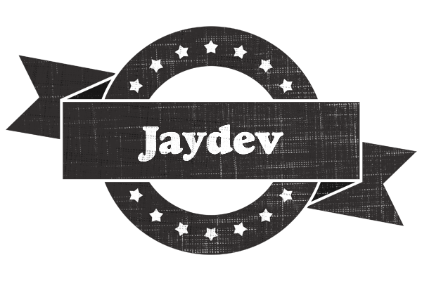 Jaydev grunge logo