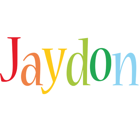 Jaydon birthday logo