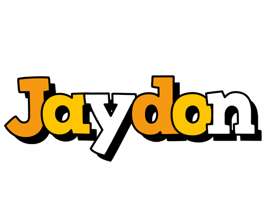 Jaydon cartoon logo