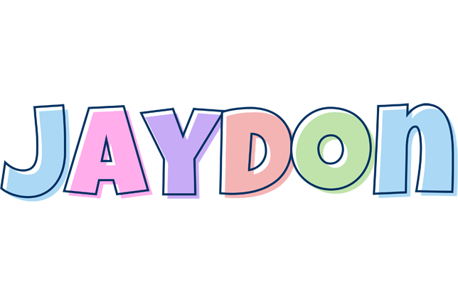Jaydon pastel logo