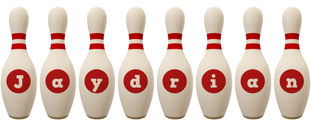 Jaydrian bowling-pin logo