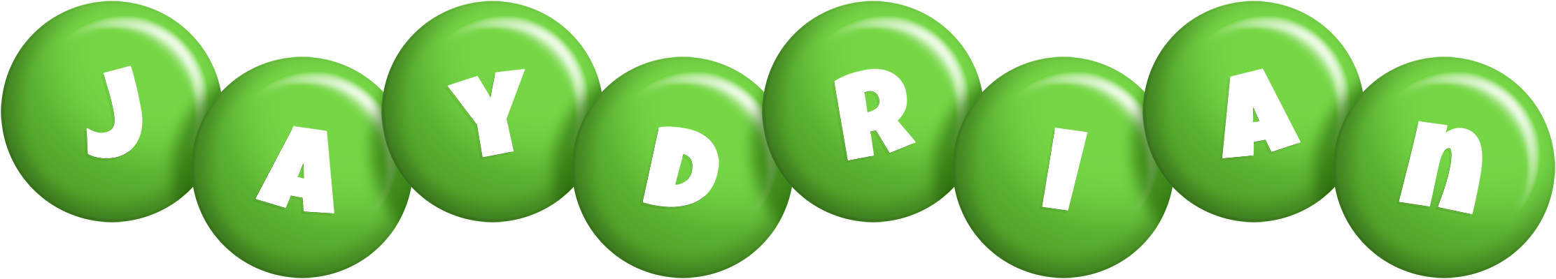 Jaydrian candy-green logo