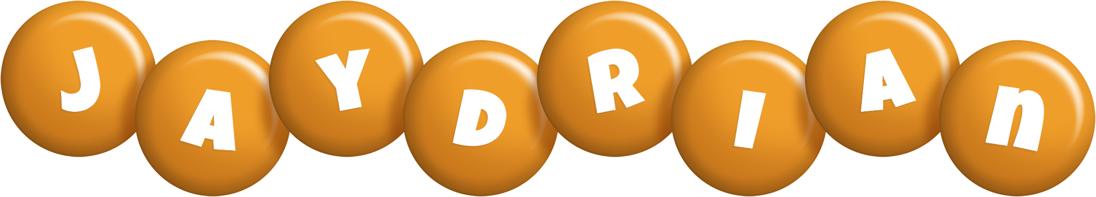 Jaydrian candy-orange logo