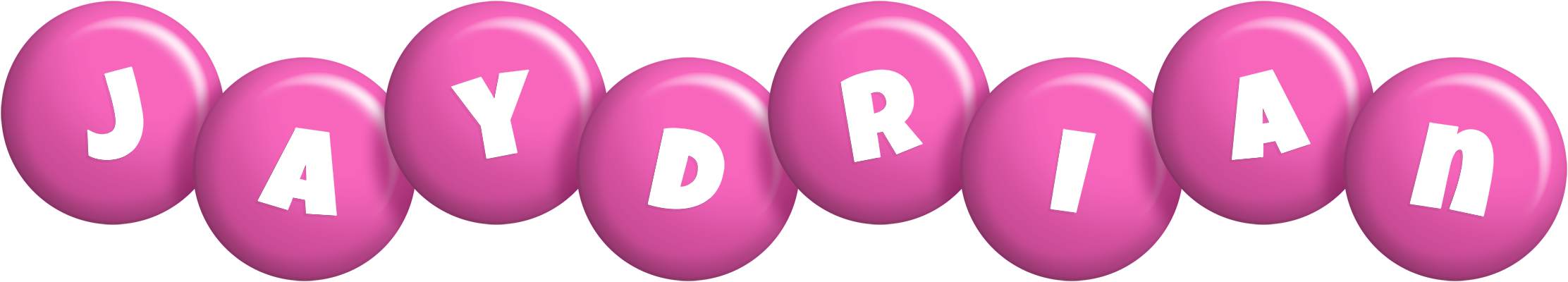 Jaydrian candy-pink logo