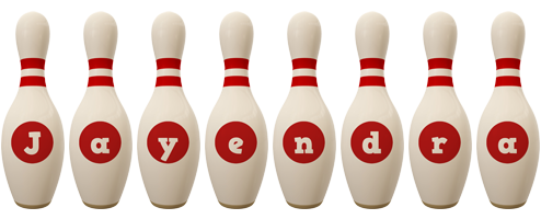 Jayendra bowling-pin logo
