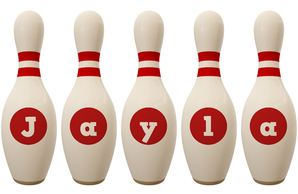 Jayla bowling-pin logo