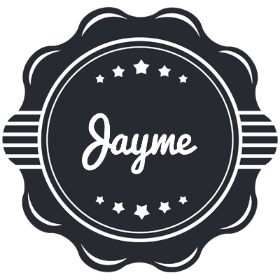 Jayme badge logo