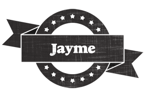 Jayme grunge logo