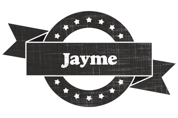 Jayme grunge logo