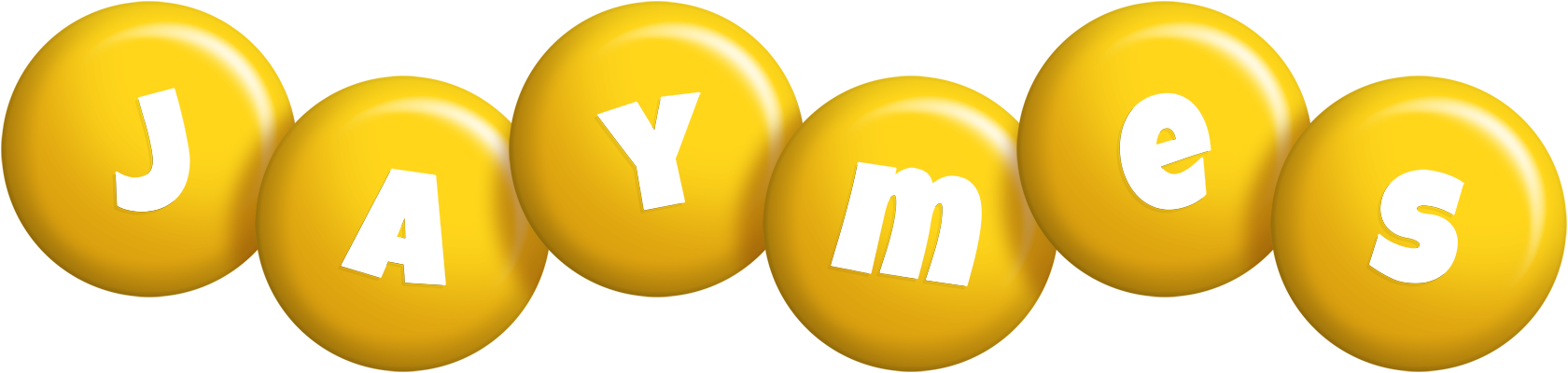 Jaymes candy-yellow logo
