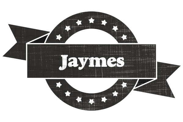 Jaymes grunge logo