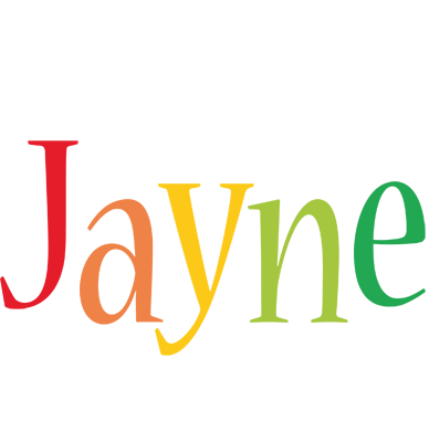 Jayne birthday logo