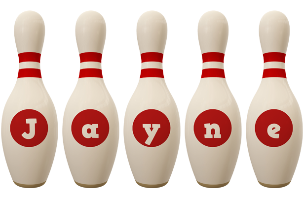 Jayne bowling-pin logo