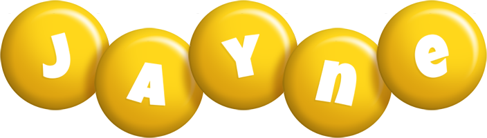 Jayne candy-yellow logo