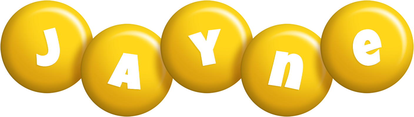 Jayne candy-yellow logo