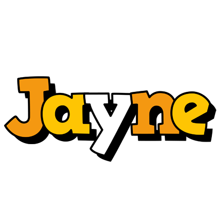 Jayne cartoon logo