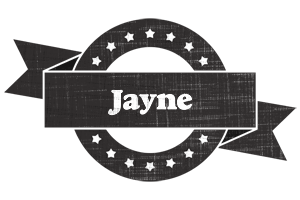 Jayne grunge logo