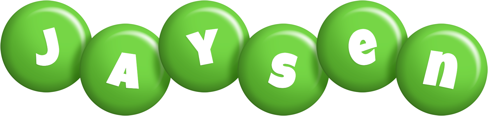 Jaysen candy-green logo