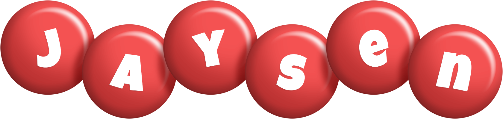 Jaysen candy-red logo