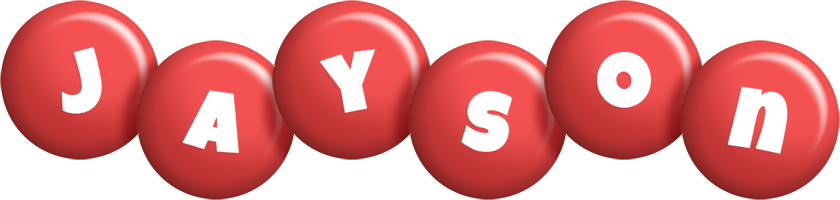 Jayson candy-red logo