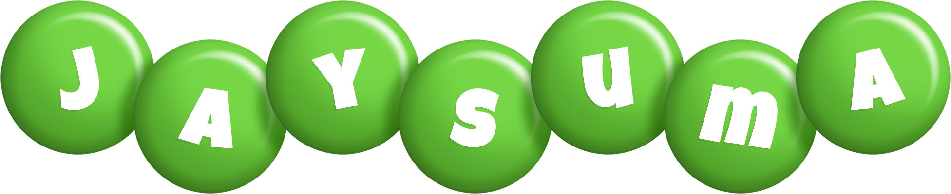 Jaysuma candy-green logo