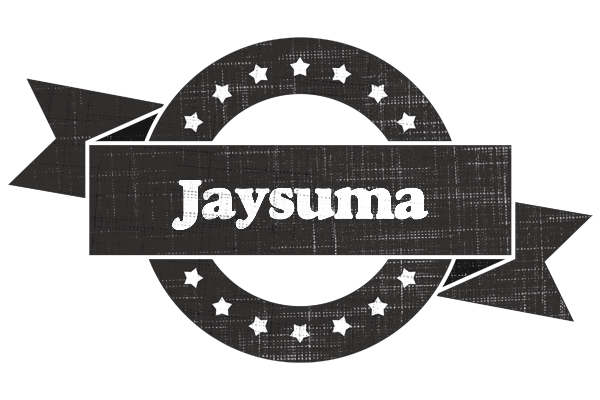 Jaysuma grunge logo