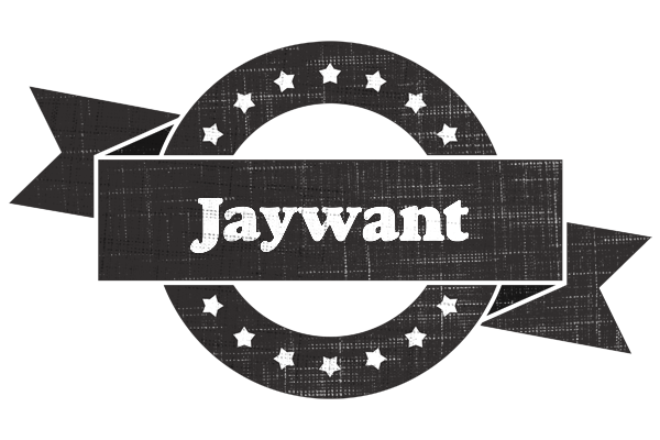 Jaywant grunge logo