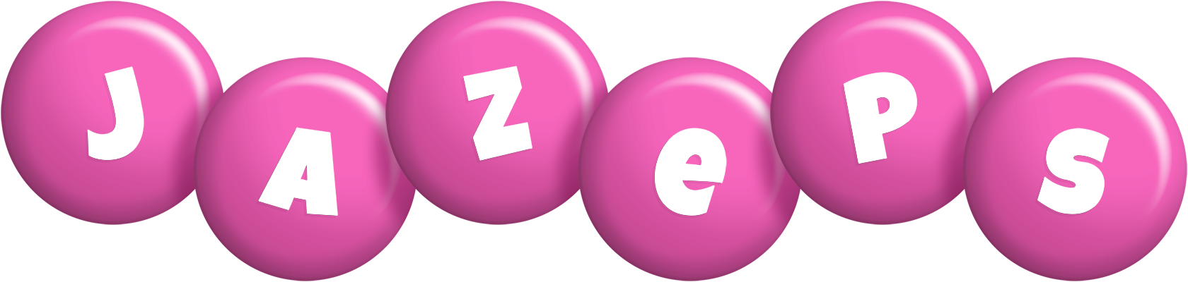 Jazeps candy-pink logo