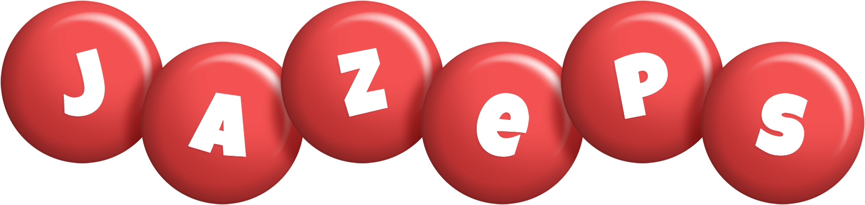 Jazeps candy-red logo