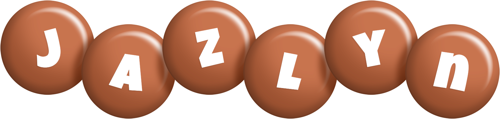 Jazlyn candy-brown logo