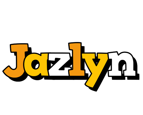 Jazlyn cartoon logo