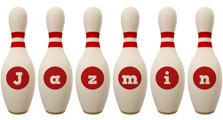 Jazmin bowling-pin logo