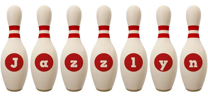 Jazzlyn bowling-pin logo