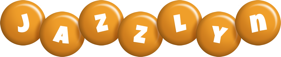 Jazzlyn candy-orange logo