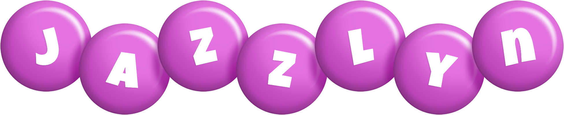 Jazzlyn candy-purple logo