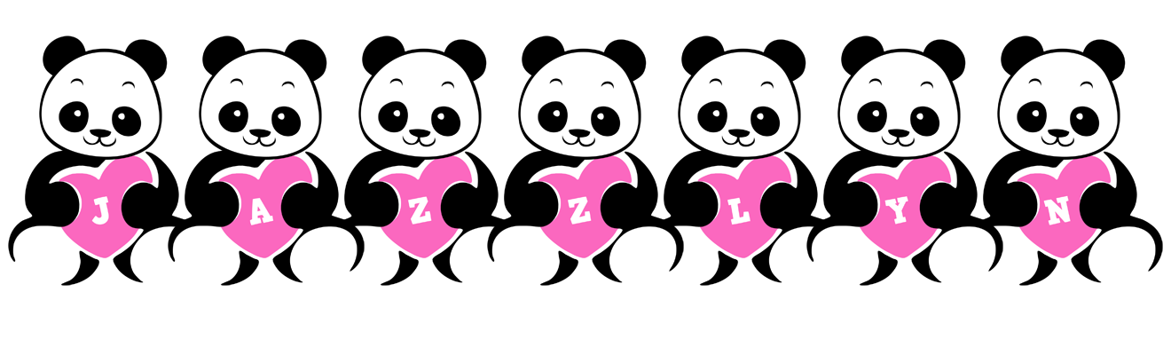 Jazzlyn love-panda logo