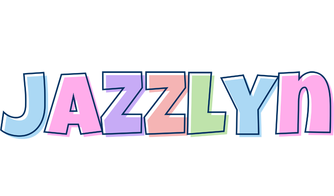 Jazzlyn pastel logo