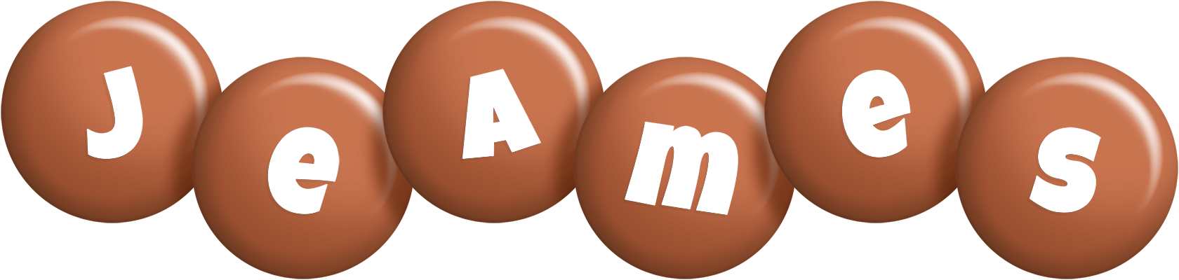 Jeames candy-brown logo