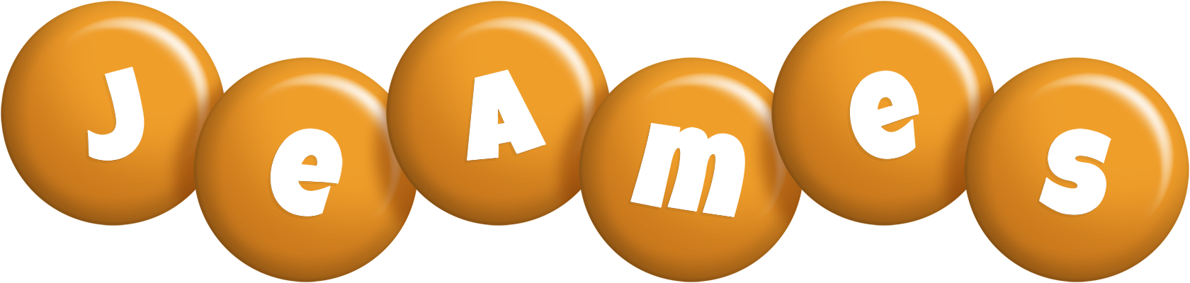 Jeames candy-orange logo