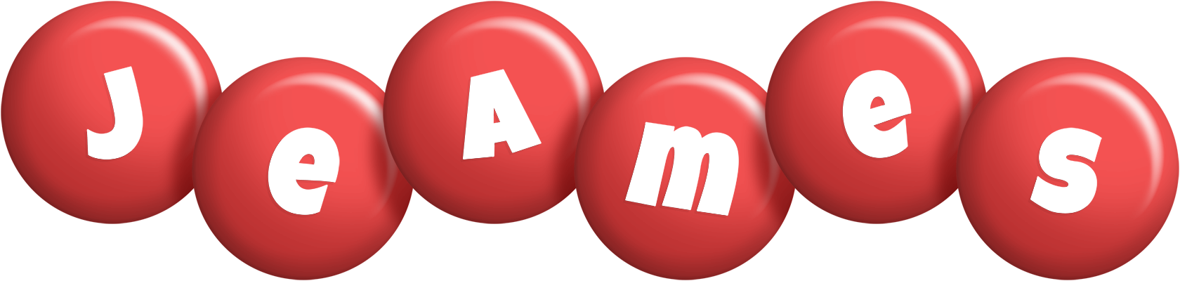 Jeames candy-red logo