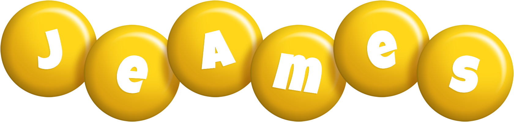 Jeames candy-yellow logo
