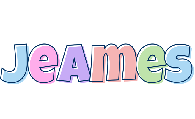 Jeames pastel logo