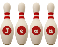 Jean bowling-pin logo