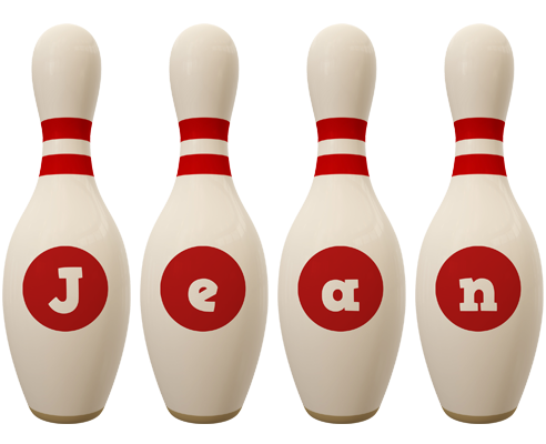 Jean bowling-pin logo